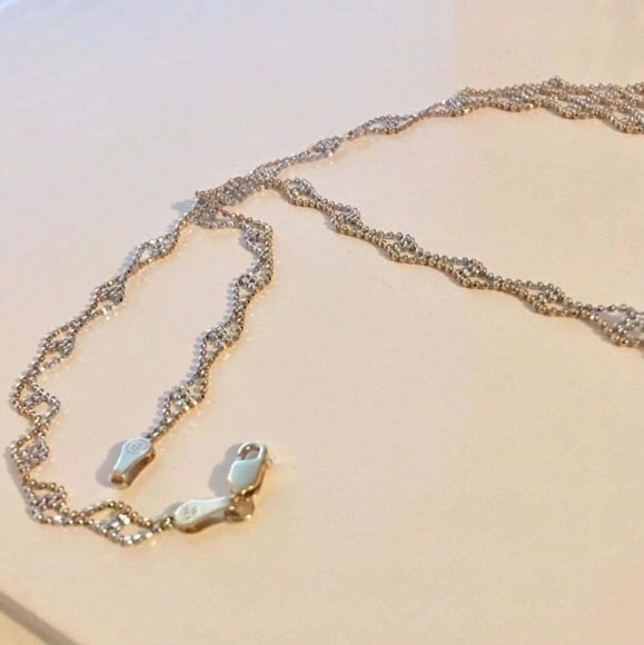 ▪︎ 14k Solid Gold 2tone Beads Necklace ▪︎ - Picture 5 of 10